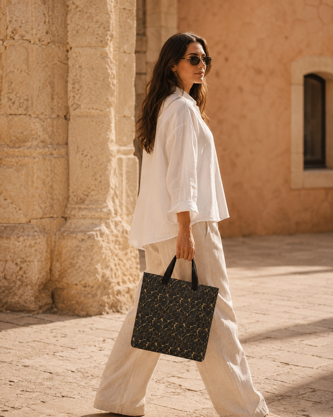 Kintsugi Marble Tote