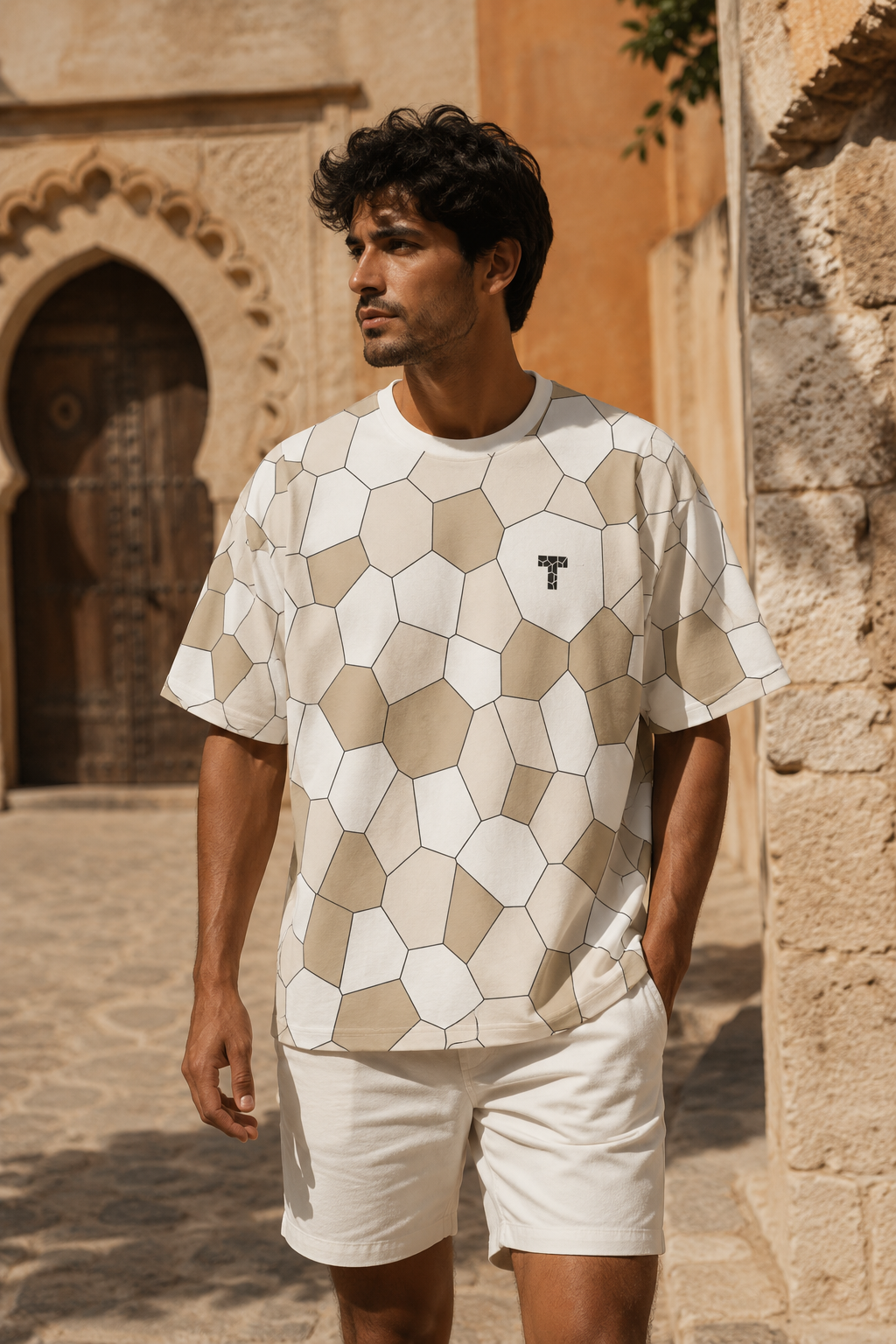 Stone Voronoi Tee