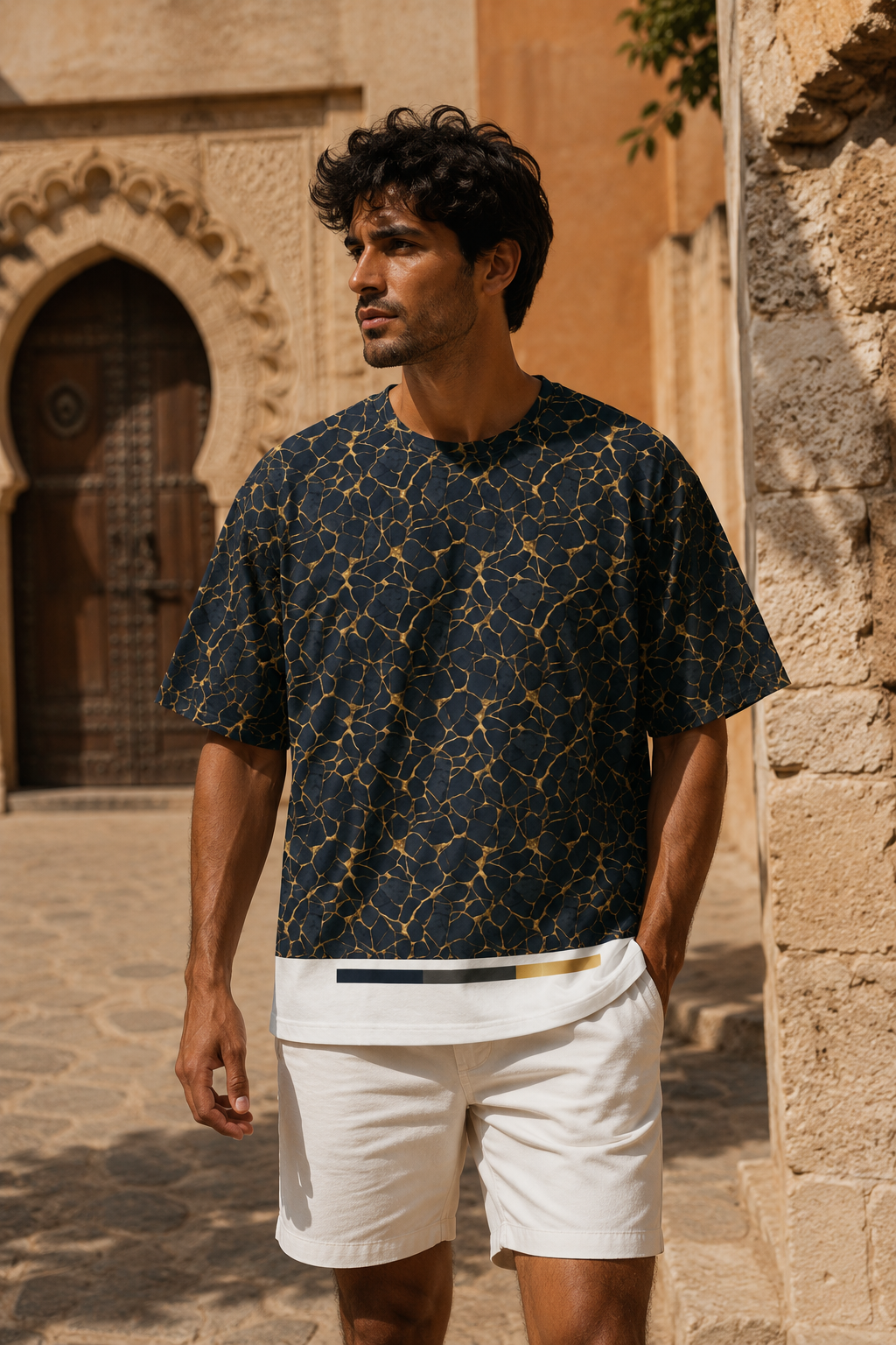 Kintsugi Marble Tee