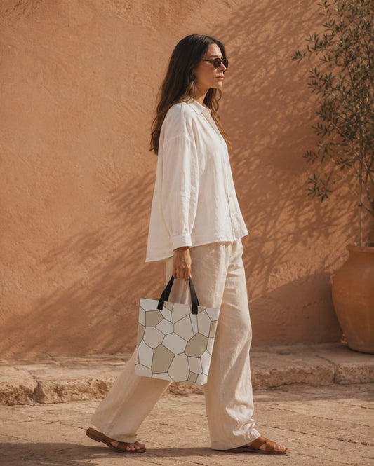 Stone Voronoi Tote